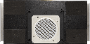 InCeiling DS4/9 Sub with Round Micro Frame Grill with RackAmp 300