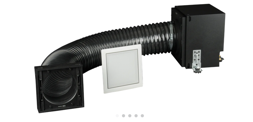 Mini FlexSub W Style InWall Grill with RackAmp 300 (4-ohm woofer enclosure)