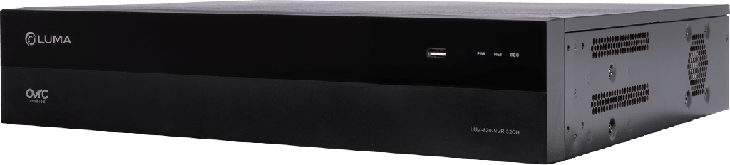 Luma Surveillance™ 820 Series NVR - 32 Channels | 12TB