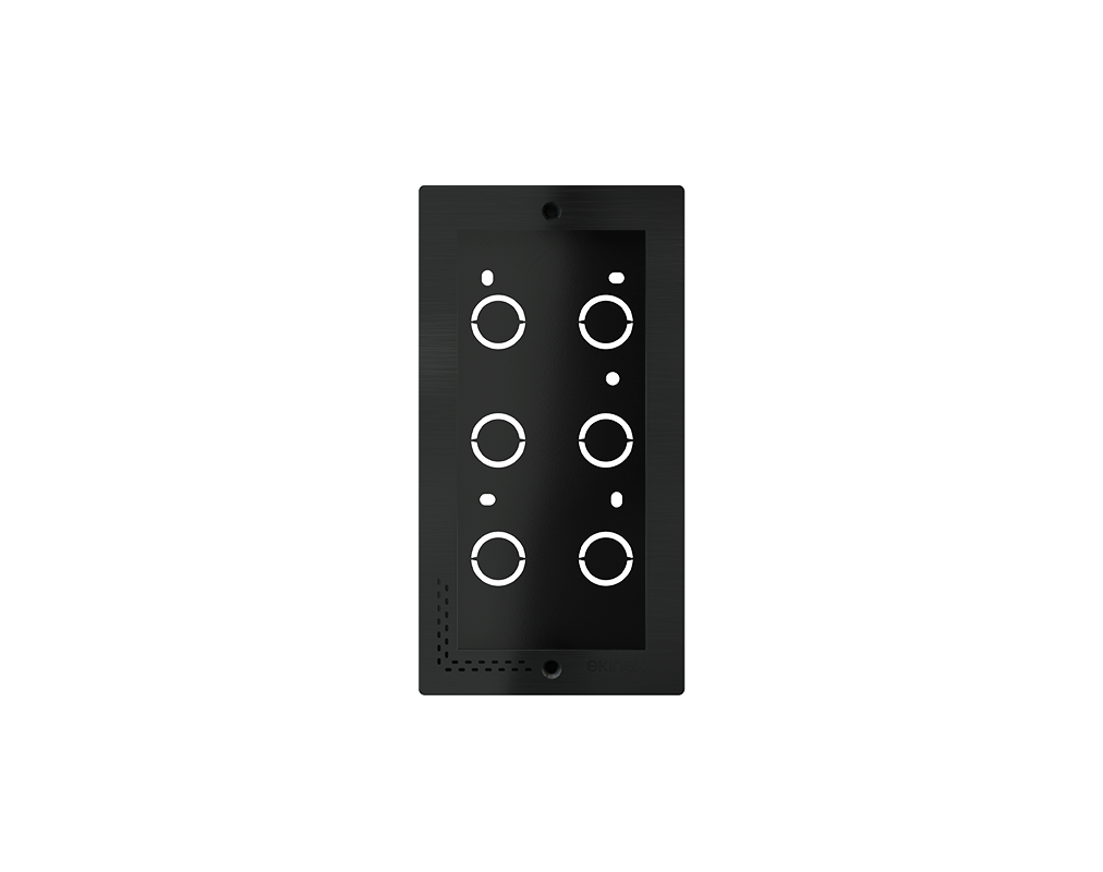 Frame for Dico flush mounting (120x230) Metal Black