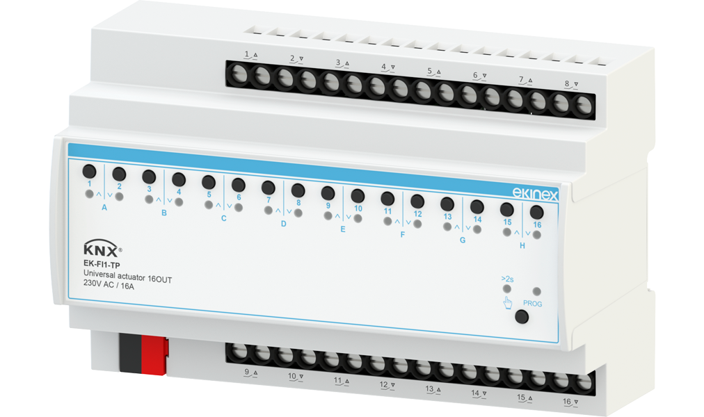 KNX Universal Actuator 16 outputs AEVO Series