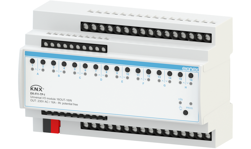 KNX Universal I/O Module 16 outputs 16 inputs AEVO Series