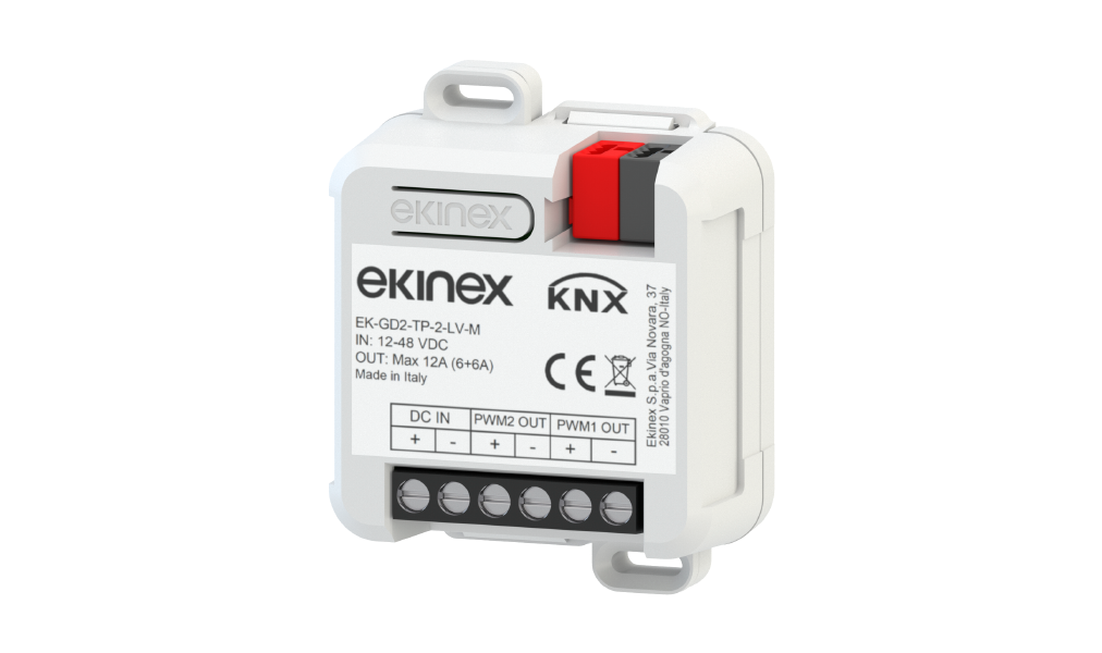 Dimmer KNX 12/48 Vdc 2 monochromatic channels / 1 TW channel