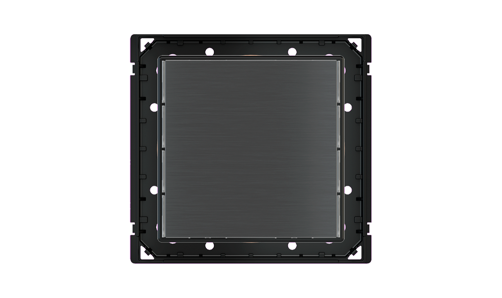 kit 1 rocker 71 serie vertical rectangular (30X60) with symbols Metal Carbon