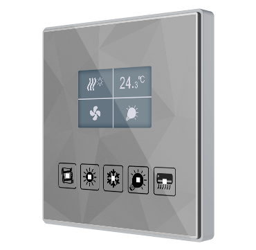Flat Display v2. Interrupteur capacitif de 5 boutons et display graphique sup...