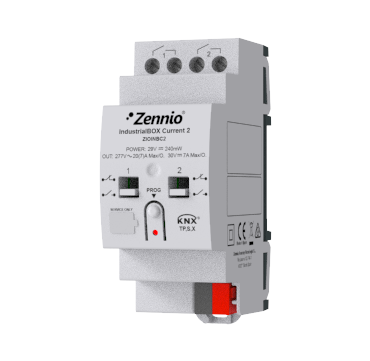 IndustrialBOX Current 2. Actionneur industriel avec 2 sorties (20 A - 200 µF)...