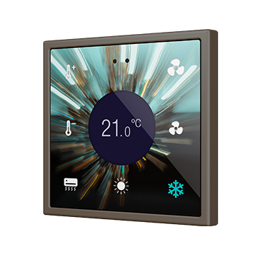 Flat RGB 70 Display. Interrupteur capacitif en verre avec écran - Personnalis
