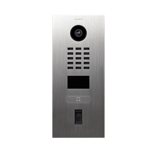 [DRB-429654772] D2201FV Fingerprint 50 Interphone Vidéo IP, Acier inoxydable V4A (résistant à l´eau salée), brossé

