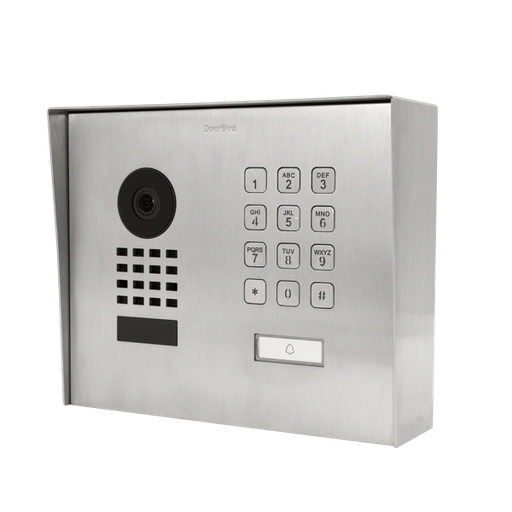 [DRB-423867574] D1101KH Modern Montage apparent Interphone Vidéo IP, Acier inoxydable V2A, brossé


