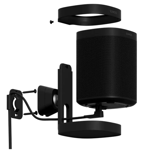 [SNS-Sonos Mount pour One et Play:1 -Noir] Uchwyt ścienny do Sonos One - Czarny