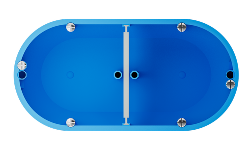 [EK-SMP-D-1] Additional plastic bracket for rectangular magnetic plate for Proxima series compatibility with round boxes