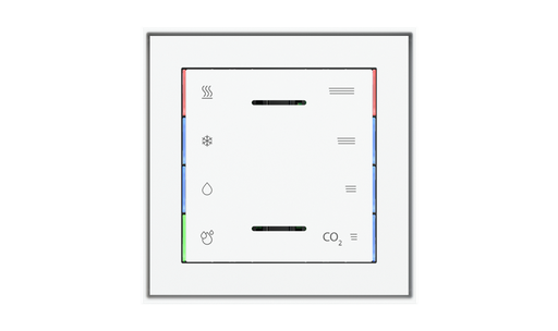 [EK-T1Q-GBU-ET2-L] kit 1 rocker 71 serie Square ET2 (60X60) Metal Carbon