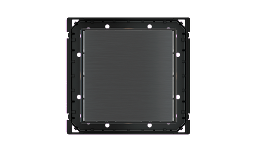 [EK-T2R-GBS-L] kit 1 rocker 71 serie vertical rectangular (30X60) with symbols Metal Titanium