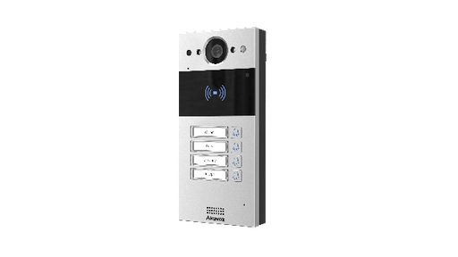[AKV-R20BX4-On-Wall-V2.0] compact size Four(4) buttons SIP intercom