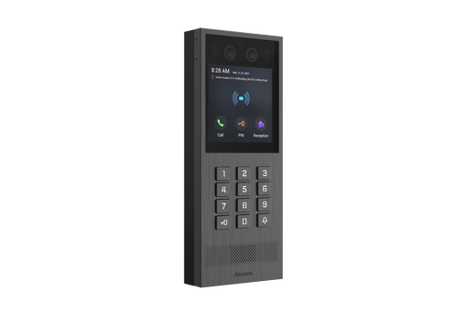 [AKV-X912K-Tarnish-Standard] Vandal resistant SIP Video Intercom with Kypad and 4inch touch screen