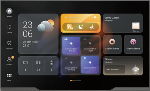[AKB-PHX1-KNX-EU] 12.35 inch touchscreen with metal frame
